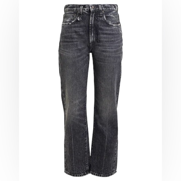35 Women's R13 Shelley Slim Jeans in Morrison Black Size 25 - Picture 1 of 8